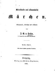 Cover of: Griechische und albanesische Märchen