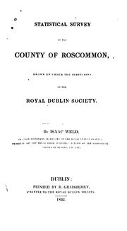 Cover of: Statistical Survey of the County of Roscommon by Isaac Weld, Royal Dublin Society