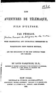 Cover of: Les aventures de Télémaque: fils d'Ulsse