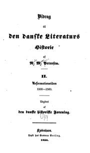 Bidrag til den danske literaturs historie .. by Niels Matthias Petersen