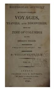 Cover of: Historical Account of the Most Celebrated Voyages, Travels, and Discoveries: From the Time of ... by William Fordyce Mavor , Pre-1801 Imprint Collection (Library of Congress)