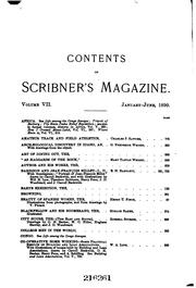 Cover of: Scribner's Magazine