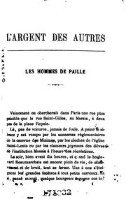 Cover of: L'argent des autres ... by Émile Gaboriau