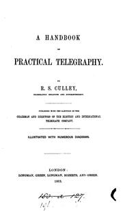 Cover of: A handbook of practical telegraphy