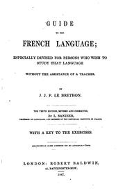 Cover of: Guide to the French language
