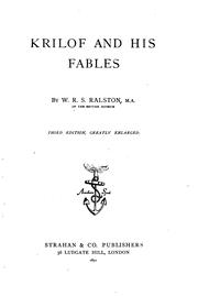 Cover of: Krilof and His Fables