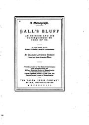 Cover of: Ball's Bluff: An Episode and Its Consequences to Some of Us by Charles Lawrence Peirson