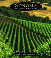 Cover of: Sonoma: The Ultimate Winery Guide