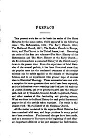 Cover of: Short History of the Christian Church