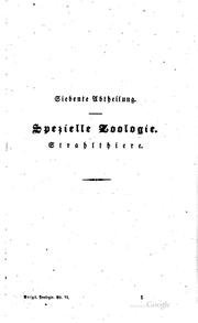 Cover of: Lehrbuch der Zoologie