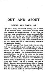 Cover of: Out and about: A note-book of London in war-time