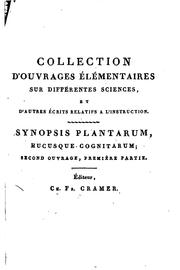 Cover of: Synopsis plantarum, seu Enchiridium botanicum, complecteus enumerationem ...
