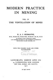 Cover of: Modern Practice in Mining