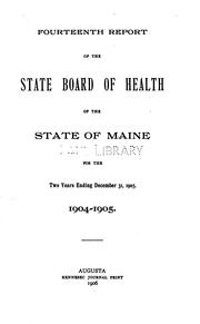 Annual report of the State Department of Health of Maine. 1896/97 by No name