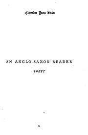 An Anglo-Saxon reader in prose and verse, with grammatical intr., notes, and glossary, by H. Sweet by Henry Sweet