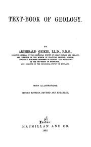Cover of: Text-book of Geology by Archibald Geikie