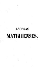 Cover of: Escenas matritenses
