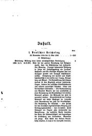Cover of: Die politischen Reden des Fürsten Bismarck: Historisch-kritische Gesamtausg.