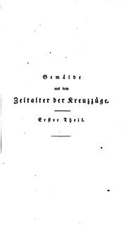 Cover of: Gemälde aus dem Zeitalter der Kreuzzüge