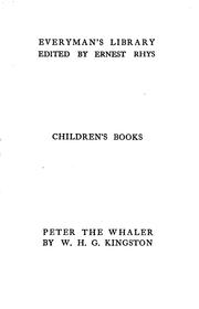 Cover of: Peter the Whaler by William Henry Giles Kingston