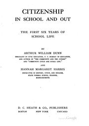 Cover of: Citizenship in School and Out: The First Six Years of School Life