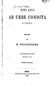 Cover of: Ab Urbe Condita Libri