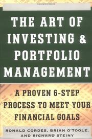 Cover of: The Art of Investing and Strategic Portfolio Management : A Proven 6-Step Process to Meet Your Financial Goals