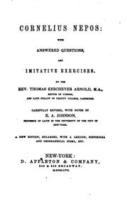 Cover of: Cornelius Nepos: With Answered Questions, and Imitative Exercises by Cornelius Nepos