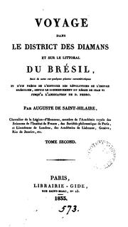 Cover of: Voyage dans le district des diamans et sur le littoral du Brésil