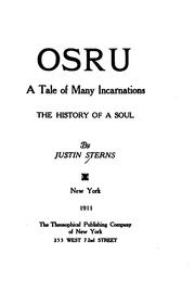 Cover of: Osru, a Tale of Many Incarnations: The History of a Soul