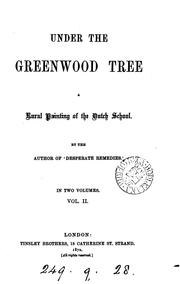 Cover of: Under the Greenwood Tree: A Rural Painting of the Dutch School by Thomas Hardy