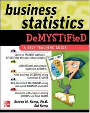 Cover of: Business statistics demystified