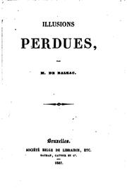 Cover of: Illusions perdues by Honoré de Balzac