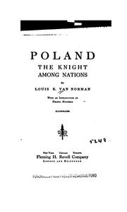 Cover of: Poland: The Knight Among Nations by Louis E. Van Norman