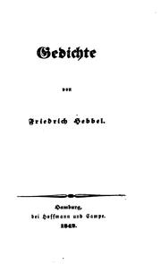 Cover of: Gedichte