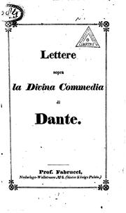 Lettere sopra la Divina commedia di Dante by Giambattista Brocchi , Fabio Fabbrucci