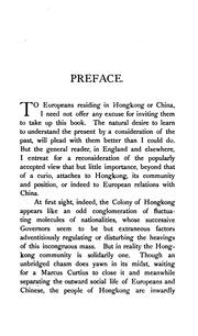 Cover of: Europe in China: The History of Hongkong from the Beginning to the Year 1882 by Ernest John Eitel