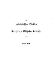 Cover of: Die philosophischen Schriften