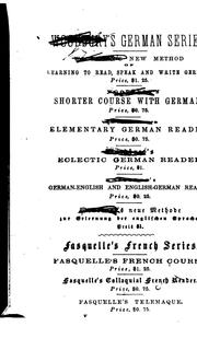 Cover of: A Shorter Course with the German Language-- by W. H. Woodbury, W. H. Woodbury