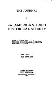 The Journal of the American-Irish Historical Society by American-Irish Historical Society