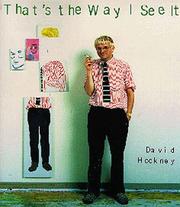Cover of: That's the Way I See It by David Hockney