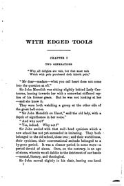 Cover of: With Edged Tools: A Novel by Hugh Stowell Scott