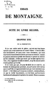Cover of: Essais de Michel de Montaigne avec les notes de tous les commentateurs