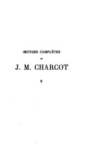 Cover of Oeuvres complètes de J.-M. Charcot