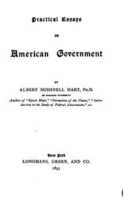 Cover of: Practical Essays on American Government