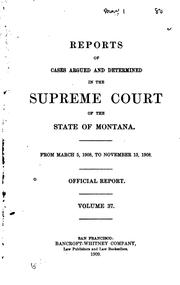 Reports of Cases Argued and Determined in the Supreme Court of the State of ...