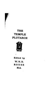 Cover of: Plutarch's Lives by Plutarch