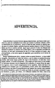 Poemas epicos by Cayetano Rosell y López