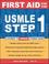 Cover of: First Aid for the USMLE Step 1