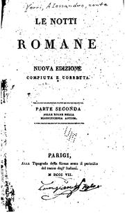 Cover of: Le notti romane